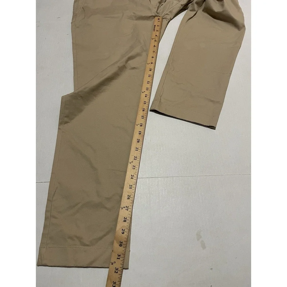 J.CREW Flex Slim Fit Stretch Chino Pants 38 X 32 Beige Cotton Twill BZ109 NEW